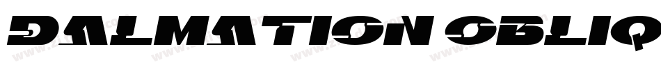 Dalmation Oblique字体转换